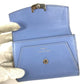 CARTIER Wallet, Coin Purse, Card Holder, Business Card Holder, Pass Case, Coin Case, Leather, Unisex, Blue