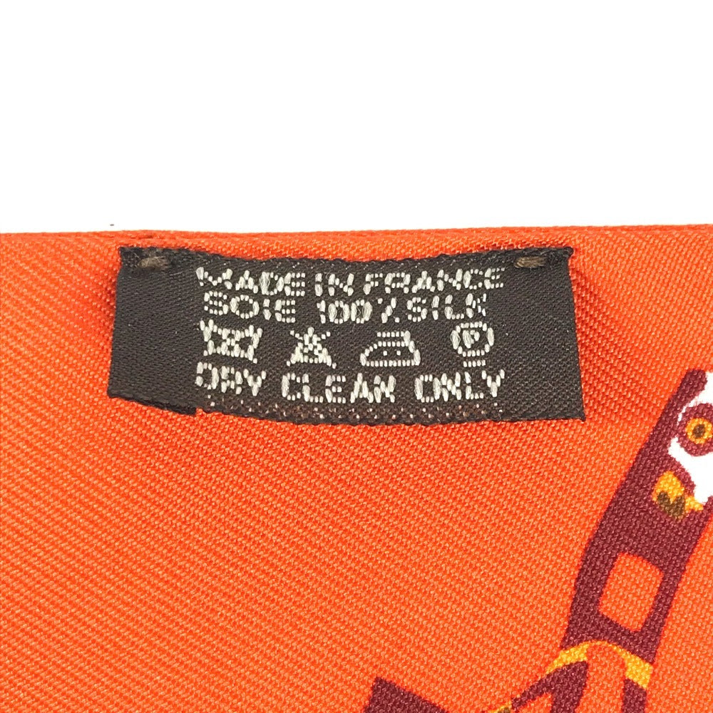 HERMES ツイリー ツィリー バンドースカーフ アクセサリー スカーフ シルク レディース オレンジ