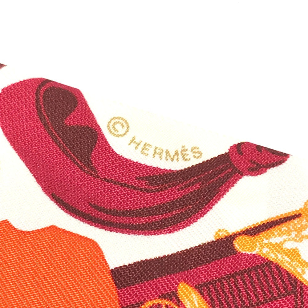 HERMES ツイリー ツィリー バンドースカーフ アクセサリー スカーフ シルク レディース オレンジ