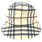 BURBERRY 8075650 Check Hat Bucket Hat Bob Hat Cotton Women's Beige