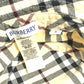 BURBERRY 8075650 Check Hat Bucket Hat Bob Hat Cotton Women's Beige