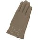 HERMES H202053G H Logo Gloves "Bastille" Accessories Gloves Leather Women's Etoupe Gray