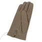 HERMES H202053G H Logo Gloves "Bastille" Accessories Gloves Leather Women's Etoupe Gray