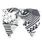 HERMES Barrette Grenelle Zigzag PM Hair Accessory Ribbon Barrette Silk Women's White