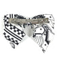 HERMES Barrette Grenelle Zigzag PM Hair Accessory Ribbon Barrette Silk Women's White