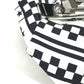 HERMES Barrette Grenelle Zigzag PM Hair Accessory Ribbon Barrette Silk Women's White