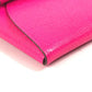 HERMES Bastia Wallet Coin Purse Square Silver Hardware Coin Case Leather Unisex Pink