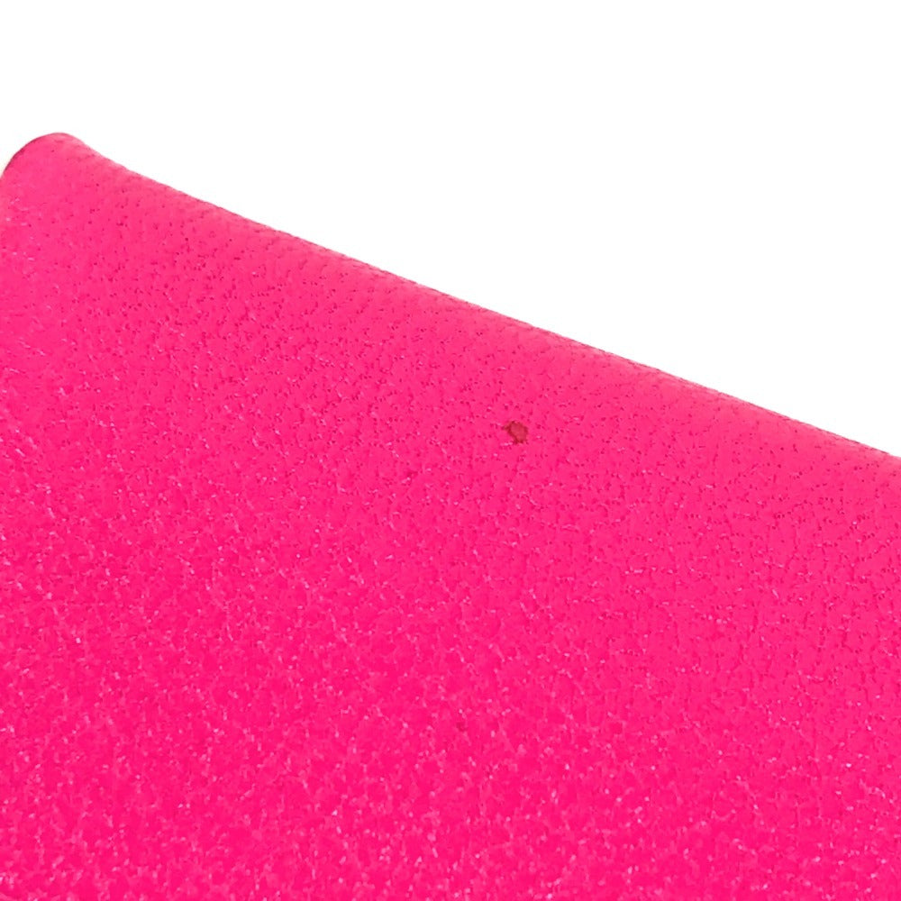 HERMES Bastia Wallet Coin Purse Square Silver Hardware Coin Case Leather Unisex Pink