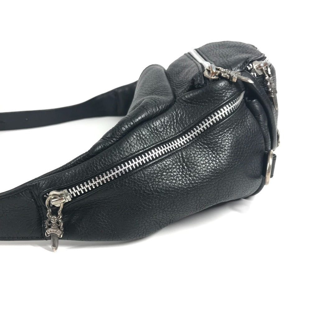 CHROME HEARTS SNAT PACK スナットパック ガンスリンガー ウエストポーチ ウエストバッグ カバン ボディバッグ レザー メンズ ブラック