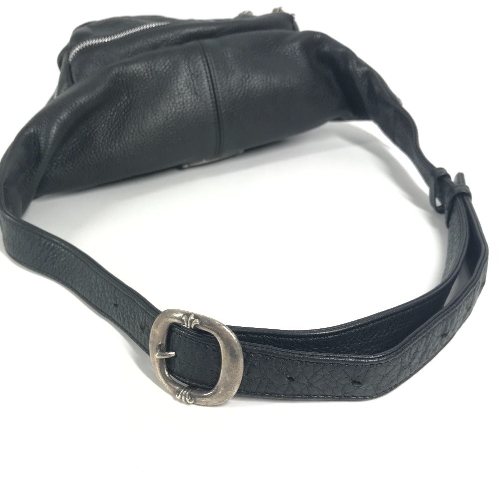 CHROME HEARTS SNAT PACK スナットパック ガンスリンガー ウエストポーチ ウエストバッグ カバン ボディバッグ レザー メンズ ブラック