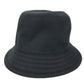 HERMES Fred Crew Carousel Hat Cap Bucket Hat Bob Hat Hat Wool Unisex Black