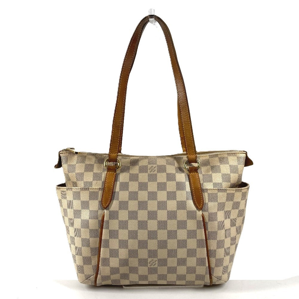 LOUIS VUITTON N51261 Damier Azur Totally PM Totally PM Bag Shoulder Bag Tote Bag Shoulder Bag Damier Azur Canvas Unisex White