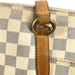LOUIS VUITTON N51261 Damier Azur Totally PM Totally PM Bag Shoulder Bag Tote Bag Shoulder Bag Damier Azur Canvas Unisex White