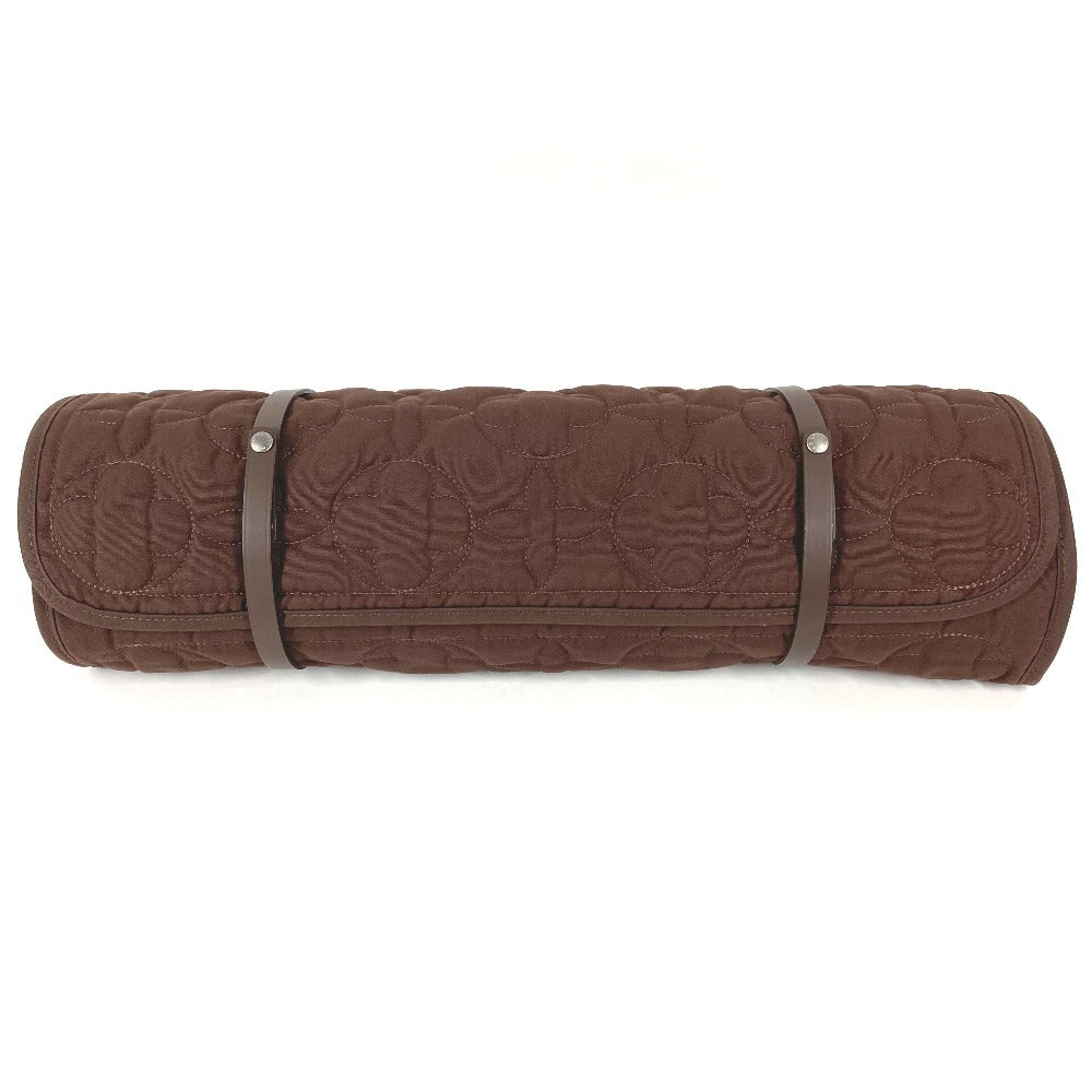 LOUIS VUITTON Changing Pad Mat Yoga Mat Stretch Mat Interior Mat Training Mat Miscellaneous Cotton Unisex Brown