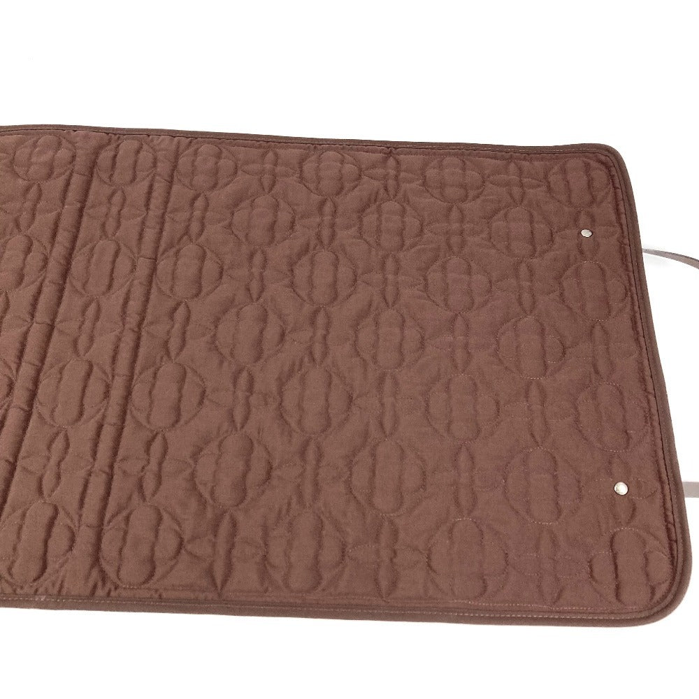 LOUIS VUITTON Changing Pad Mat Yoga Mat Stretch Mat Interior Mat Training Mat Miscellaneous Cotton Unisex Brown