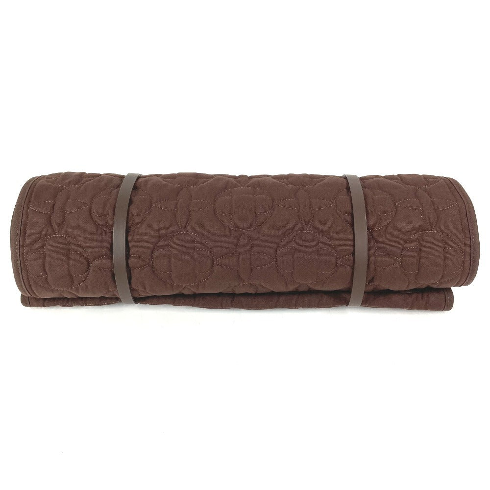 LOUIS VUITTON Changing Pad Mat Yoga Mat Stretch Mat Interior Mat Training Mat Miscellaneous Cotton Unisex Brown