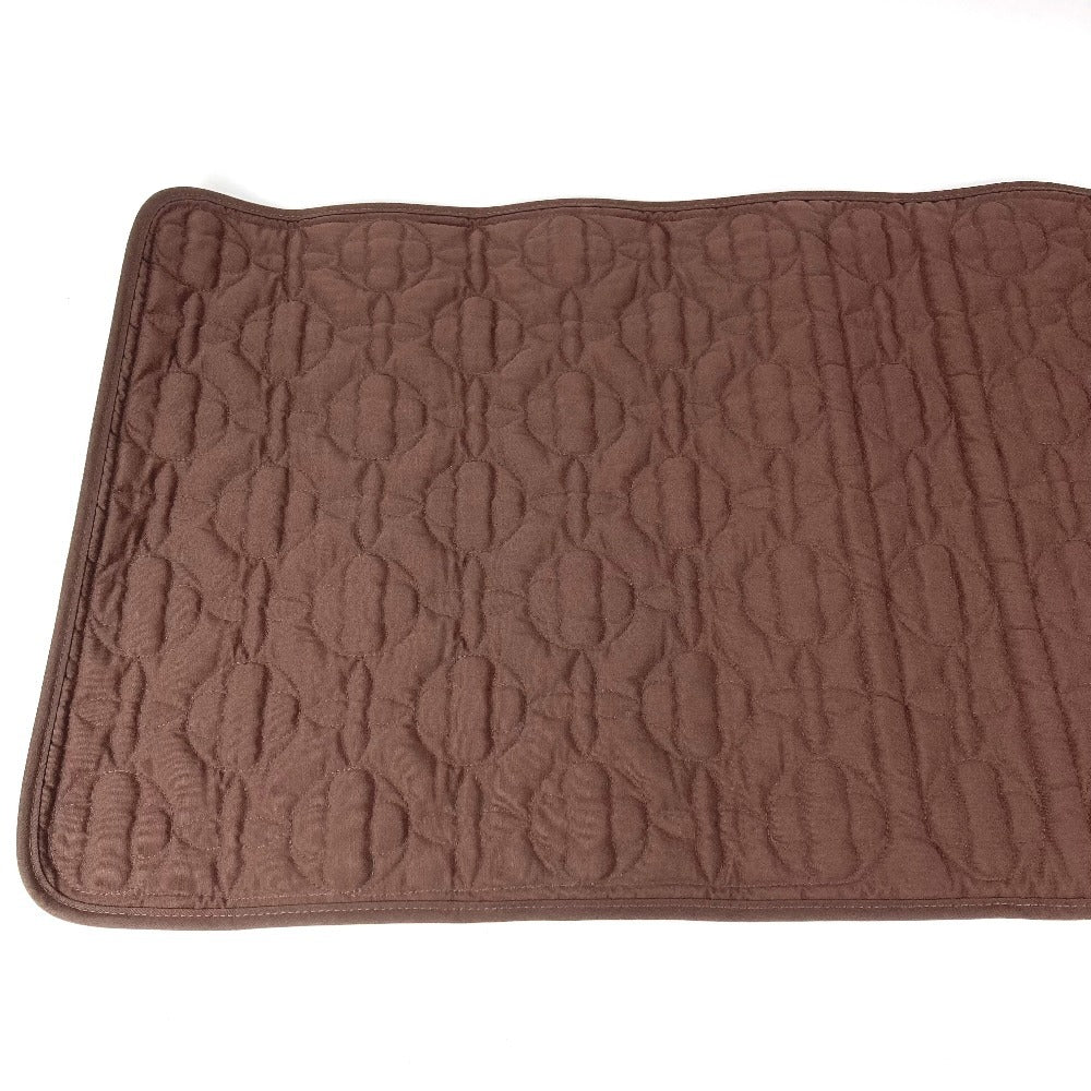 LOUIS VUITTON Changing Pad Mat Yoga Mat Stretch Mat Interior Mat Training Mat Miscellaneous Cotton Unisex Brown