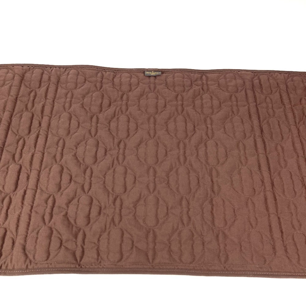 LOUIS VUITTON Changing Pad Mat Yoga Mat Stretch Mat Interior Mat Training Mat Miscellaneous Cotton Unisex Brown