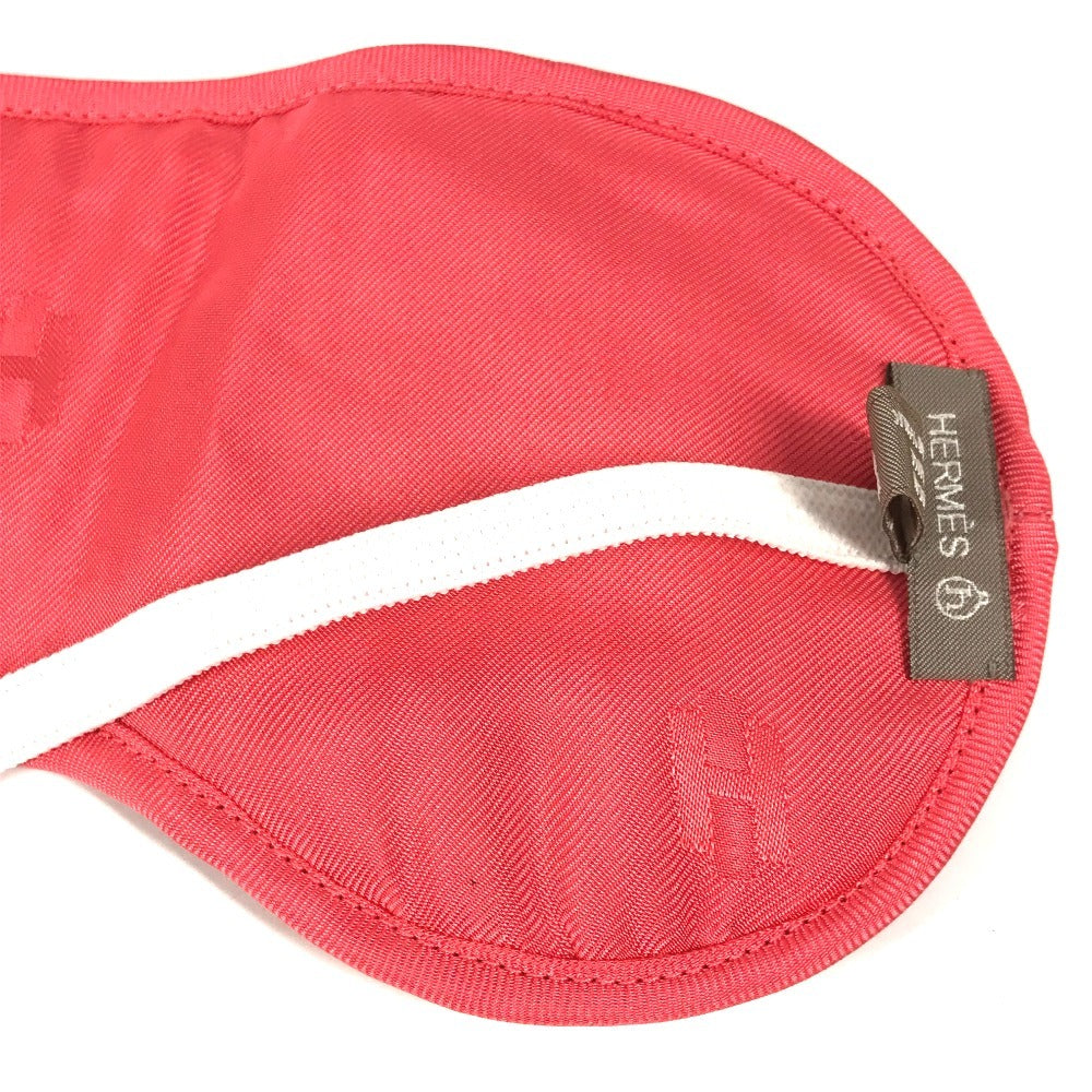 HERMES Petit h Eye Mask for Travel and Sleep, All-Over Pattern, Silk, Unisex, Multicolor