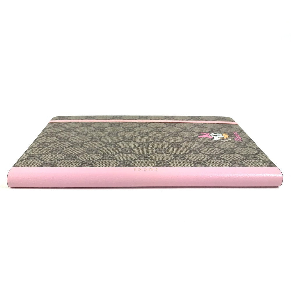 GUCCI ディズニー DISNEY コラボ デイジーダック ノート メモ帳 GGスプリーム ステーショナリー ノートブック GGスプリームキャンバス ユニセックス ピンク