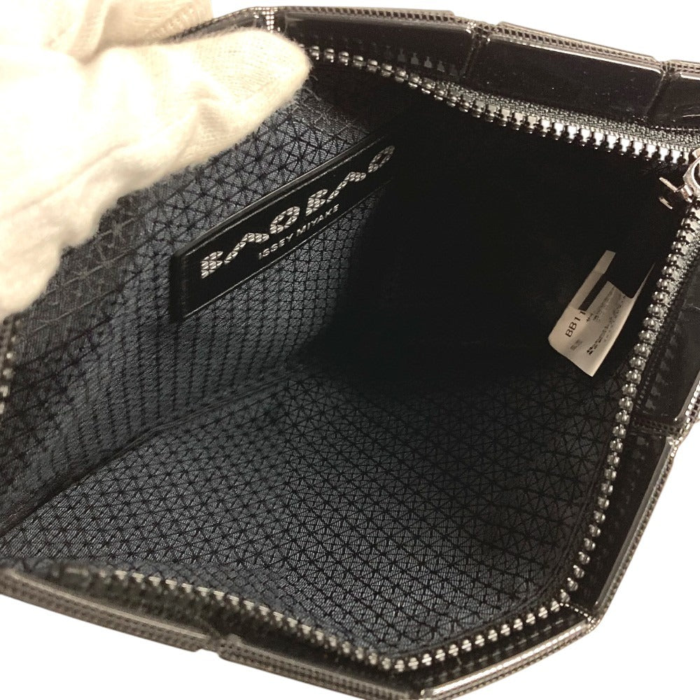 ISSEY MIYAKE BAOBAO Logo Bao Bao Bag Second Bag Pouch Clutch Bag PVC Unisex Black