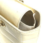 CHANEL CC Coco Mark Logo Chocolate Bar Bag W Chain Bag Chain Bag Shoulder Bag Enamel Unisex White