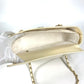 CHANEL CC Coco Mark Logo Chocolate Bar Bag W Chain Bag Chain Bag Shoulder Bag Enamel Unisex White