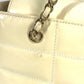 CHANEL CC Coco Mark Logo Chocolate Bar Bag W Chain Bag Chain Bag Shoulder Bag Enamel Unisex White