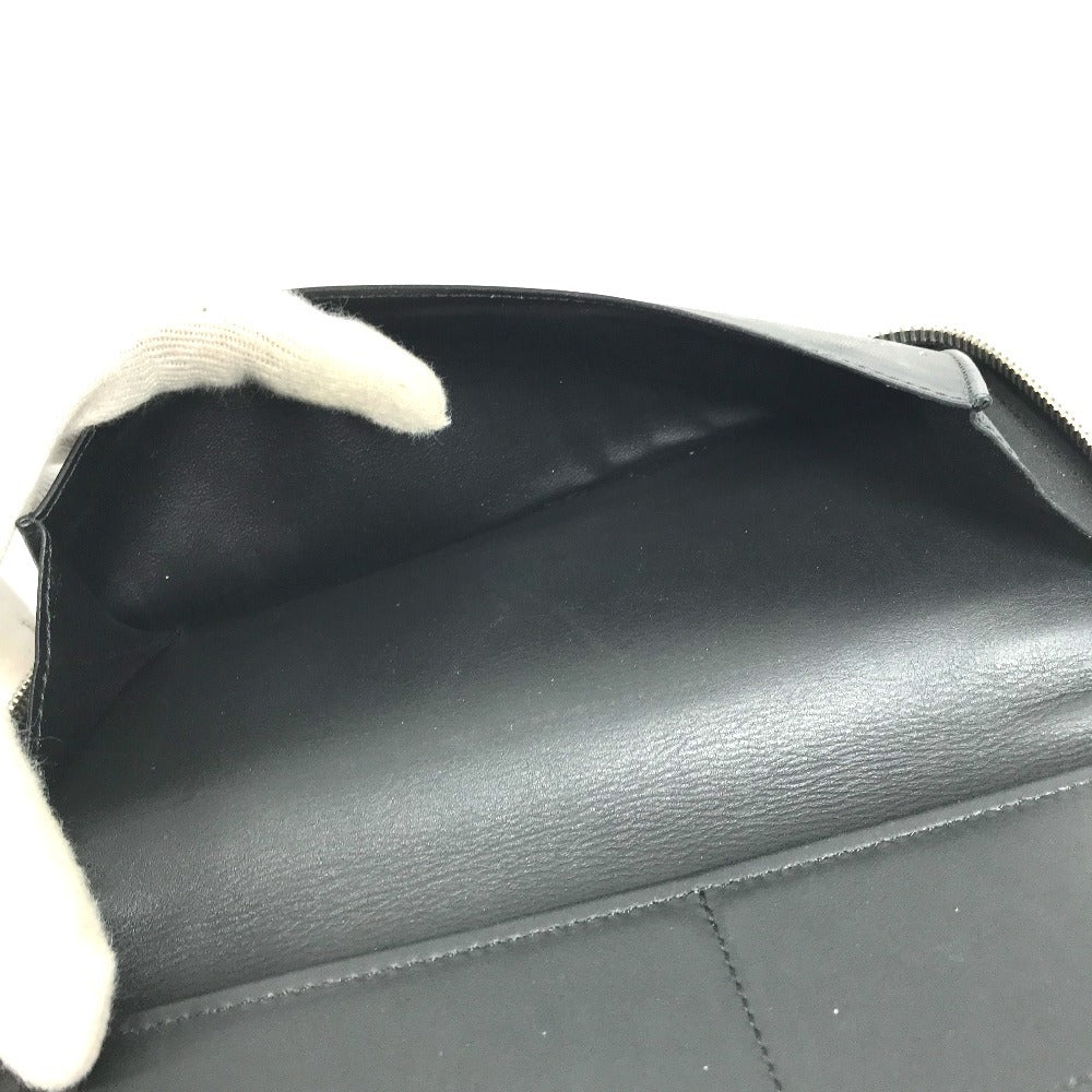 LOUIS VUITTON M68228 LV Logo Vertical Zippy Wallet Long Wallet Round Zipper Tripon Leather Unisex Noir Black
