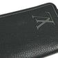 LOUIS VUITTON M68228 LV Logo Vertical Zippy Wallet Long Wallet Round Zipper Tripon Leather Unisex Noir Black
