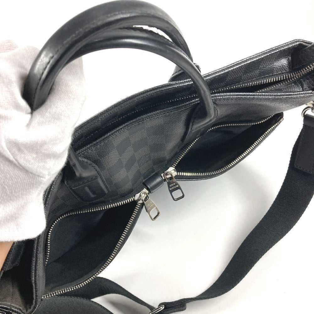 LOUIS VUITTON N41564 ダミエグラフィット 7DW ブリーフケース セブンデイズ ア ウィーク トートバッグ カバン ハンドバッグ ショルダーバッグ ビジネスバッグ ダミエグラフィットキャンバス ユニセックス ブラック