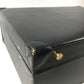 LOEWE ヴィンテージ ロゴ アナグラム アタッシュケース カバン トートバッグ ビジネスバッグ BOX ハンドバッグ レザー レディース ブラック