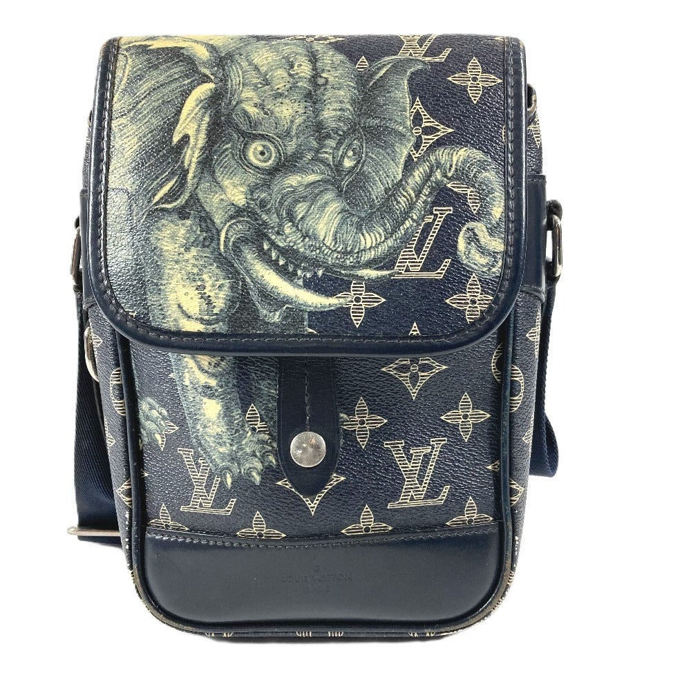 LOUIS VUITTON M54246 Chapman Brothers Collection Messenger BB Messenger BB Monogram Savane Pochette Crossbody Shoulder Bag Monogram Savane Canvas Unisex Navy