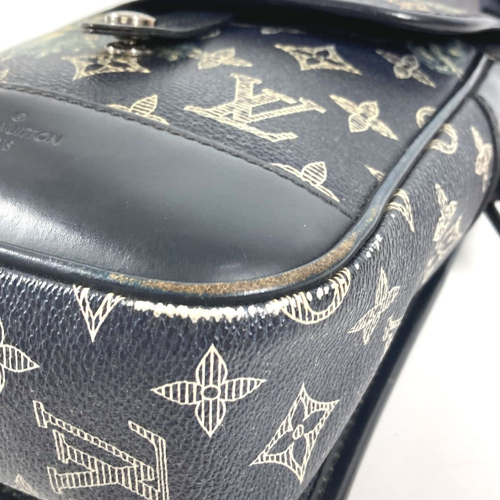 LOUIS VUITTON M54246 Chapman Brothers Collection Messenger BB Messenger BB Monogram Savane Pochette Crossbody Shoulder Bag Monogram Savane Canvas Unisex Navy