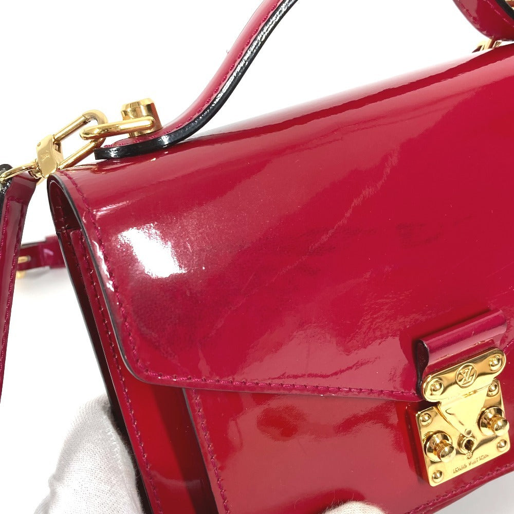 LOUIS VUITTON M91579 モノグラムヴェルニ モンソーBB モンソー　BB カバン 2WAYバッグ ショルダーバッグ ハンドバッグ パテントレザー レディース ローズアンディアン パープル