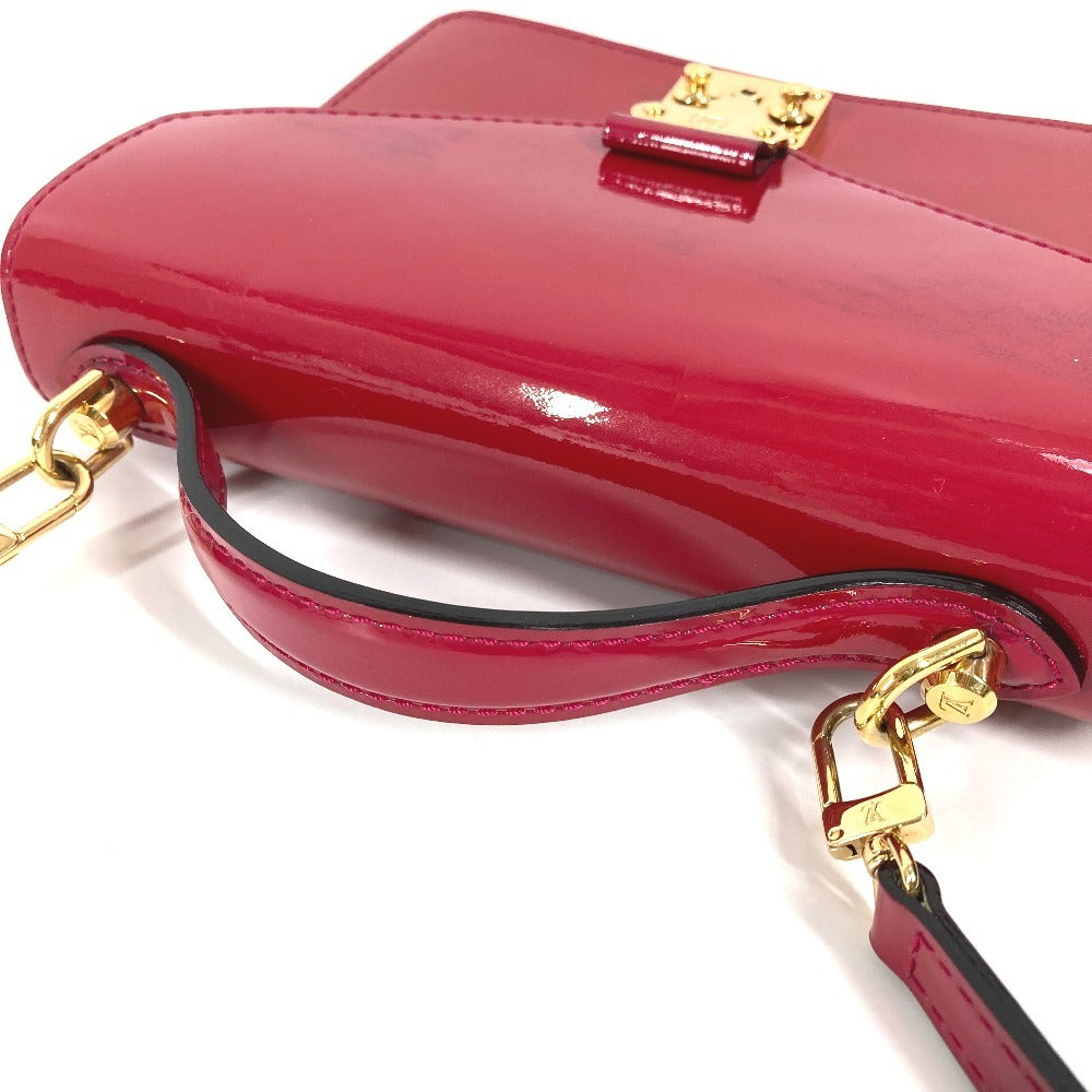 LOUIS VUITTON M91579 モノグラムヴェルニ モンソーBB モンソー　BB カバン 2WAYバッグ ショルダーバッグ ハンドバッグ パテントレザー レディース ローズアンディアン パープル