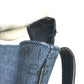 BVLGARI Logomania Bag Crossbody Pochette Shoulder Bag Leather/Canvas Unisex Black