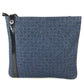 BVLGARI Logomania Bag Crossbody Pochette Shoulder Bag Leather/Canvas Unisex Black
