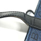 BVLGARI Logomania Bag Crossbody Pochette Shoulder Bag Leather/Canvas Unisex Black