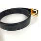 SAINT LAURENT PARIS 732556 ロゴ LA 66 バックル ベルト アクセサリー ベルト レザー レディース ブラック