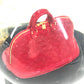 LOUIS VUITTON Unknown Novelty Not for sale Monogram Alma Snow Globe Objet Glass Unisex Red