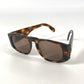 CHANEL 01450 Vintage CC Coco Mark Logo Eyeglasses Eyewear Glasses Sunglasses Plastic Women's Brown