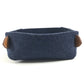 HERMES Perforated Logo Vide-Poche Passpass Accessory Tray, Felt, Unisex, Navy