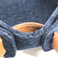 HERMES Perforated Logo Vide-Poche Passpass Accessory Tray, Felt, Unisex, Navy