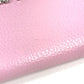 Salvatore Ferragamo Coin Purse Gancini Logo Wallet Compact Wallet Round Zipper Coin Case Leather Unisex Pink