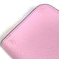 Salvatore Ferragamo Coin Purse Gancini Logo Wallet Compact Wallet Round Zipper Coin Case Leather Unisex Pink