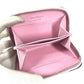 Salvatore Ferragamo Coin Purse Gancini Logo Wallet Compact Wallet Round Zipper Coin Case Leather Unisex Pink
