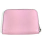 Salvatore Ferragamo Coin Purse Gancini Logo Wallet Compact Wallet Round Zipper Coin Case Leather Unisex Pink