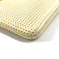HERMES Flat Pouch embroidered with "Faubourg Corner" PM makeup pouch toiletry bag second bag clutch bag pouch cotton unisex citron / ochre yellow