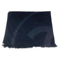 CHANEL 19C CC Coco Mark Logo Beach Towel Bath Towel Interior Lap Blanket Blanket Towel Cotton Unisex Black